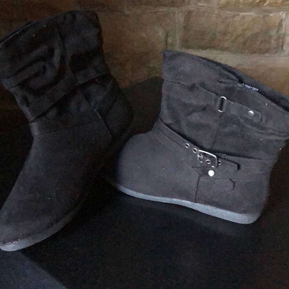Black Suede Ankle Boots